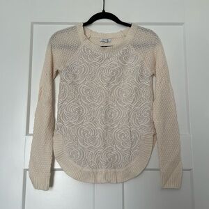 Cream sweater